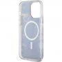 Guess Marble IML кейс с MagSafe за iPhone 14 Pro Max - черен