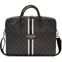 Guess 4G Printed Stripes чанта за MacBook до 16" - сива