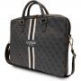 Guess 4G Printed Stripes чанта за MacBook до 16" - сива