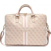 Guess 4G Printed Stripes чанта за MacBook до 16" - розова