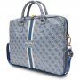 Guess 4G Printed Stripes чанта за MacBook до 16" - синя