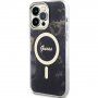 Guess Marble IML кейс с MagSafe за iPhone 13 Pro Max - черен
