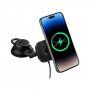 Spigen ITS35W-3 OneTap 3 Pro стойка за кола с MagSafe и безжично зареждане за iPhone - черен