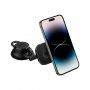 Spigen ITS35-3 OneTap 3 стойка за кола с MagSafe за прозорец и табло за iPhone - черен