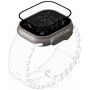 UAG Glass Shield Plus закалено стъкло за Apple Watch Ultra 49mm