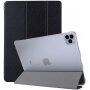 Копринен калъф с функция събуждане / сън за iPad Pro 12,9" (2018-2022) - черно