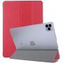 Копринен калъф с функция събуждане / сън за iPad Pro 12,9" (2018-2022) - червено