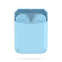 InPods 2 безжични bluetooth слушалки с калъф за зареждане за Apple устройства - синя