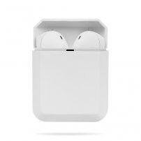 InPods 2 безжични bluetooth слушалки с калъф за зареждане за Apple устройства - бяла
