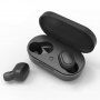 TWS-M1 безжични bluetooth слушалки с калъф за зареждане за Apple устройства - черна