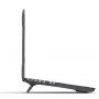 Удароустойчив кейс със сгъваеми крачета за MacBook Pro 13" (A1425 / A1502) - сив