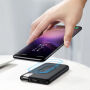 BASEUS външна батерия 10000mAh с безжично зареждане - черна