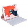 Калъф с клавиатура и място за Apple Pencil за iPad 10,2" (2019-2021) / Air 3 (2019) / Pro 10,5" - светлорозово