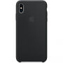 Оригинален Apple силиконов кейс за iPhone XS Max - черна