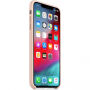 Оригинален Apple силиконов кейс за iPhone XS Max - пясъчно розово