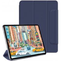 Магнитен калъф с магнитно закопчаване за iPad Pro 12,9" (2018-2022) - тъмно син