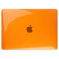 Лъскав прозрачен кейс за MacBook Pro 13" (A1706 / A1708 / A1989 / A2159) - оранжев