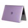 Лъскав прозрачен кейс за MacBook Pro 13" (A2251 / A2289 / A2338) - лилав