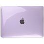 Лъскав прозрачен кейс за MacBook Pro 13" (A2251 / A2289 / A2338) - лилав