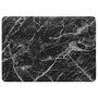 Мраморен кейс с черна долна част за MacBook Pro 13" (A1278) - черен