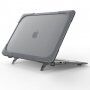 Удароустойчив кейс със сгъваеми крачета за MacBook Pro 13" (A1425 / A1502) - сив