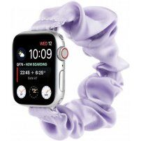 Тънка еластична каишка приличаща на ластик за Apple Watch 42mm / 41mm / 40mm / 38mm - лилав