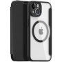 DUX DUCIS Skin X флип калъф с MagSafe за iPhone 14 Plus - черно