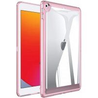 Прозрачен кейс за iPad 10,2" (2019-2021) - розов