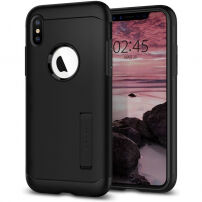 Spigen Slim Armor кейс за iPhone XS Max - черна