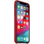 Оригинален Apple кожен калъф за iPhone XS - червена