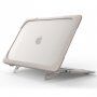 Удароустойчив кейс със сгъваеми крачета за MacBook Pro 13" (A1425 / A1502) - бежов