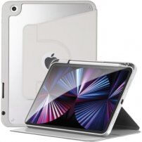 Въртящ се 360° калъф с място за Apple Pencil за iPad 10,2" (2019-2021) - сиво