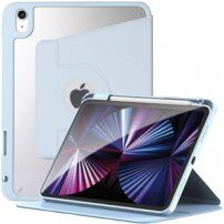 Въртящ се 360° калъф с място за Apple Pencil за iPad Air 4 (2020) / Air 5 (2022) - синьо
