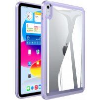 Прозрачен кейс за iPad Air 4 (2020) / Air 5 (2022) - лилав