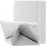 Калъф с прозрачна задна страна и оригами стойка за iPad 10,2" (2019-2021) / Air 3 (2019) / Pro 10,5" - сиво