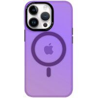Променлив кейс с рамка около камерите и MagSafe за iPhone 13 Pro Max - лилав