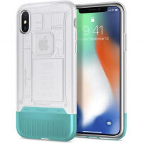 Spigen Classic C1 калъф за Apple iPhone X - бяла