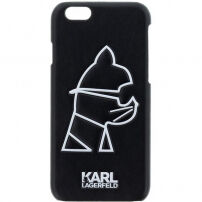Karl Lagerfeld Head Punk калъф за iPhone 6 / 6S - черна