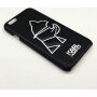 Karl Lagerfeld Head Punk калъф за iPhone 6 / 6S - черна