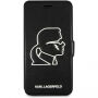 Karl Lagerfeld K-Punk Book калъф за iPhone 7 Plus / 8 Plus - черна