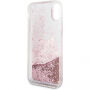 Karl Lagerfeld Peek a Boo Glitter калъф за iPhone X - златна