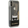 Karl Lagerfeld Choupette Sunglass калъф за iPhone X - златна