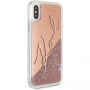 Karl Lagerfeld Signature калъф за iPhone X - розова