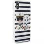 Karl Lagerfeld Sailor Stripes калъф iPhone X - черна