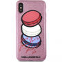 Karl Lagerfeld Paris Glitter калъф за iPhone X - розова