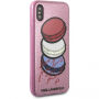 Karl Lagerfeld Paris Glitter калъф за iPhone X - розова