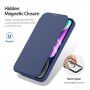 DUX DUCIS Skin X флип калъф с MagSafe за iPhone 14 - тъмно син