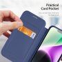 DUX DUCIS Skin X флип калъф с MagSafe за iPhone 14 - тъмно син