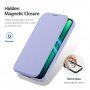DUX DUCIS Skin X флип калъф с MagSafe за iPhone 13 Pro - лилаво