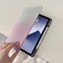 Блестящ въртящ се 360° калъф с място за Apple Pencil за iPad 10,2" (2019-2021) / Air 3 (2019) / Pro 10,5" - цвят фуксия